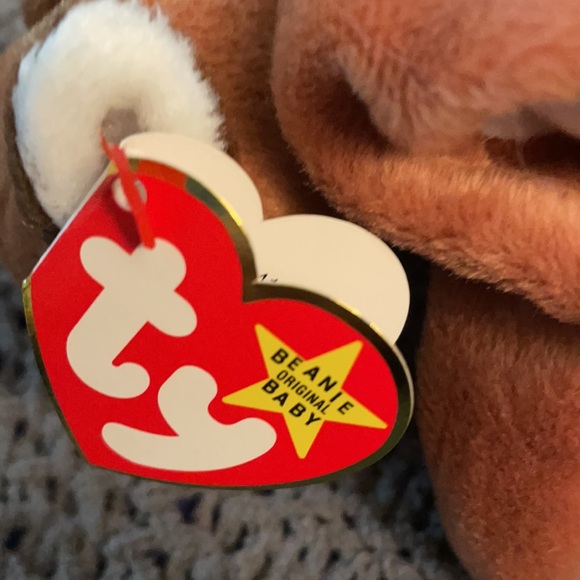 Sly the fox beanie baby. Never played with or displayed. - Picture 5 of 9